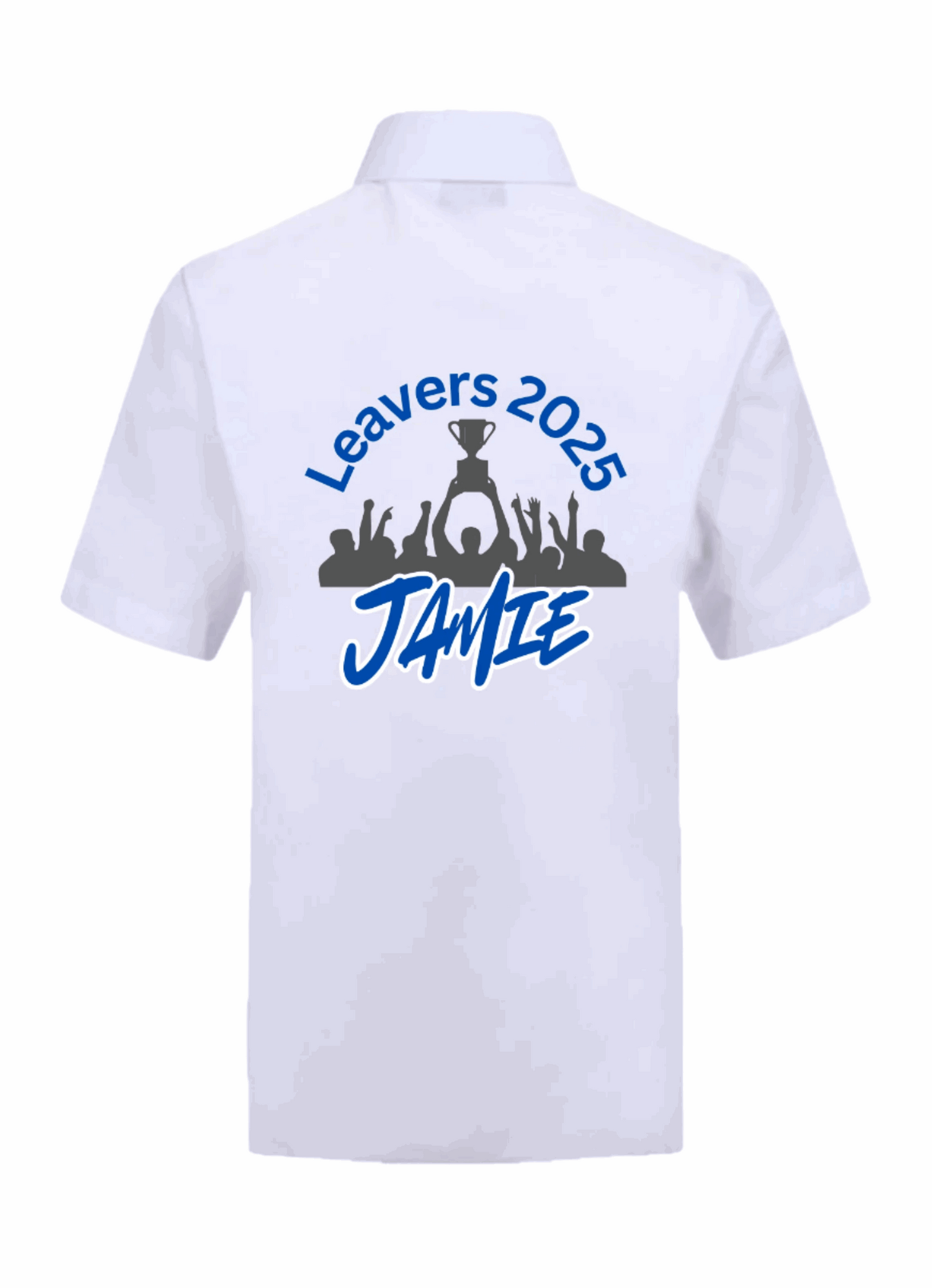 Personalised Trophy Themed Leavers Signing Shirt