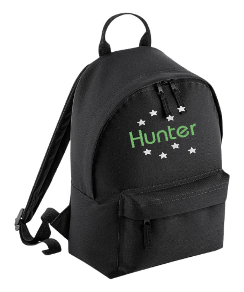Personalised Mini School Backpack/Rucksack - Stars Around Design