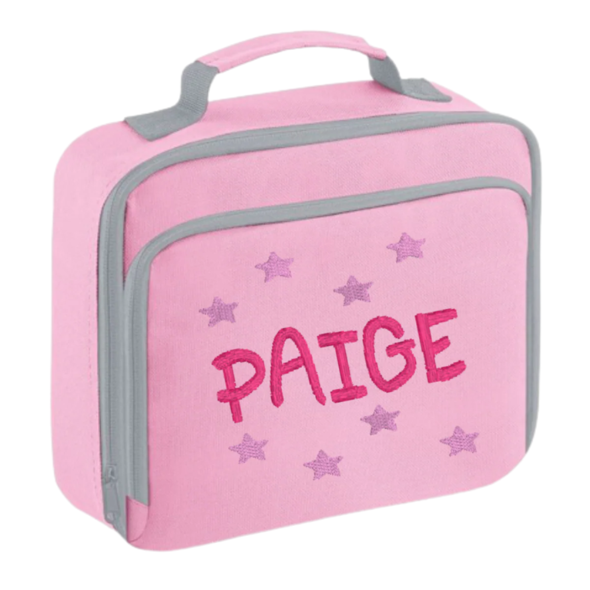Personalised Lunch Box Cooler. Jet Black, Jungle Camo, Navy Blue, Pretty in Pink! Embroidery Personalisation comes complimentary.