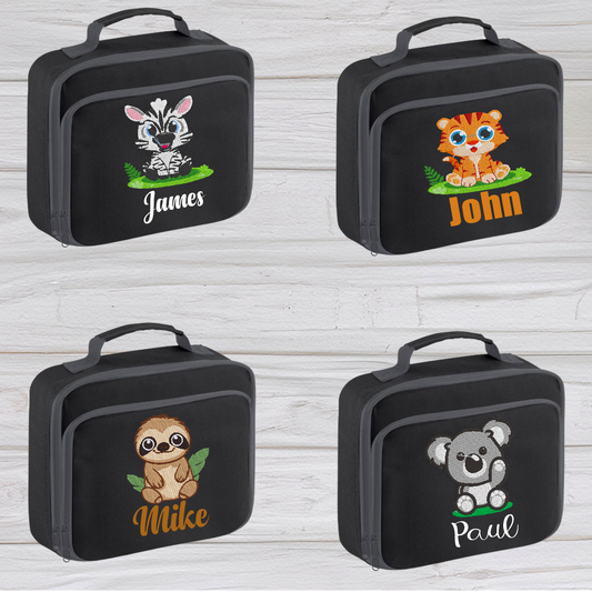 Personalised Lunch Box Cooler - Animal Designs