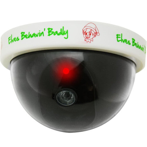 Keep your kids in check this holiday season with our Christmas Elf Surveillance Camera. The perfect tool for catching misbehavior and reporting to Santa! Simply position this dummy security camera in your home and let your kids know they're being watched by the merry elves. Comes with a realistic-looking red light.