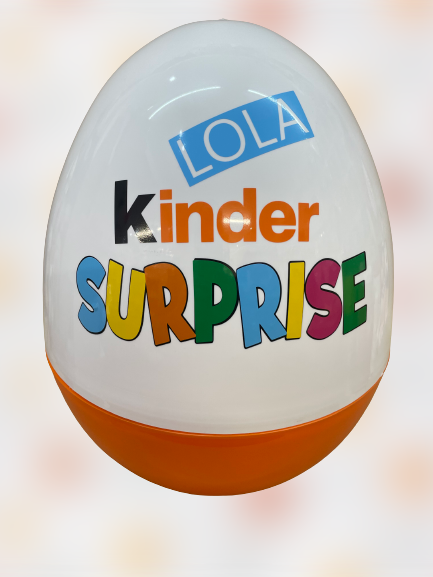 Giant Surprise Personalised Kinder Surprise Easter Egg - CreationPartyShop