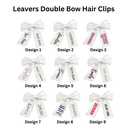 Add a touch of sparkle to your leavers celebration with our Personalised School Leavers Hair Bow – the perfect finishing touch for this unforgettable milestone.