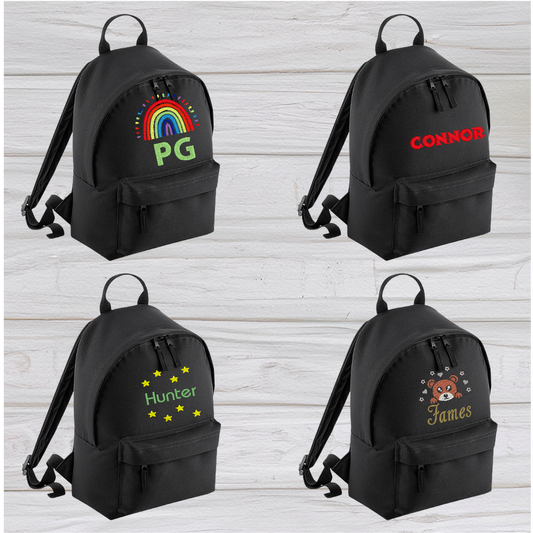 Personalised Mini School Backpack - Premade Designs