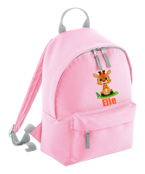 Personalised Pink Mini School Backpack/Rucksack - Animal Designs - CreationPartyShop