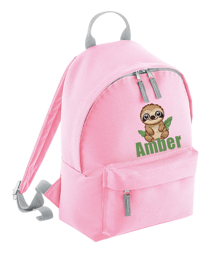 Personalised Pink Mini School Backpack/Rucksack - Animal Designs - CreationPartyShop