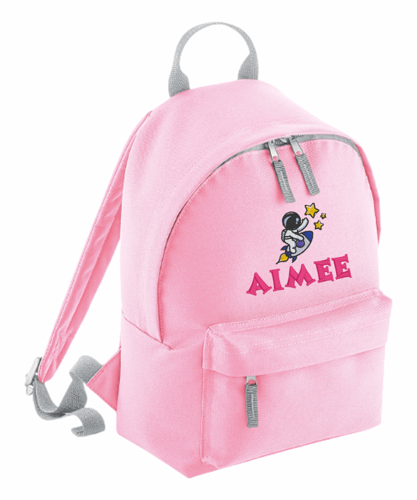 Personalised Mini School Backpack/Rucksack - Astronaut Design
