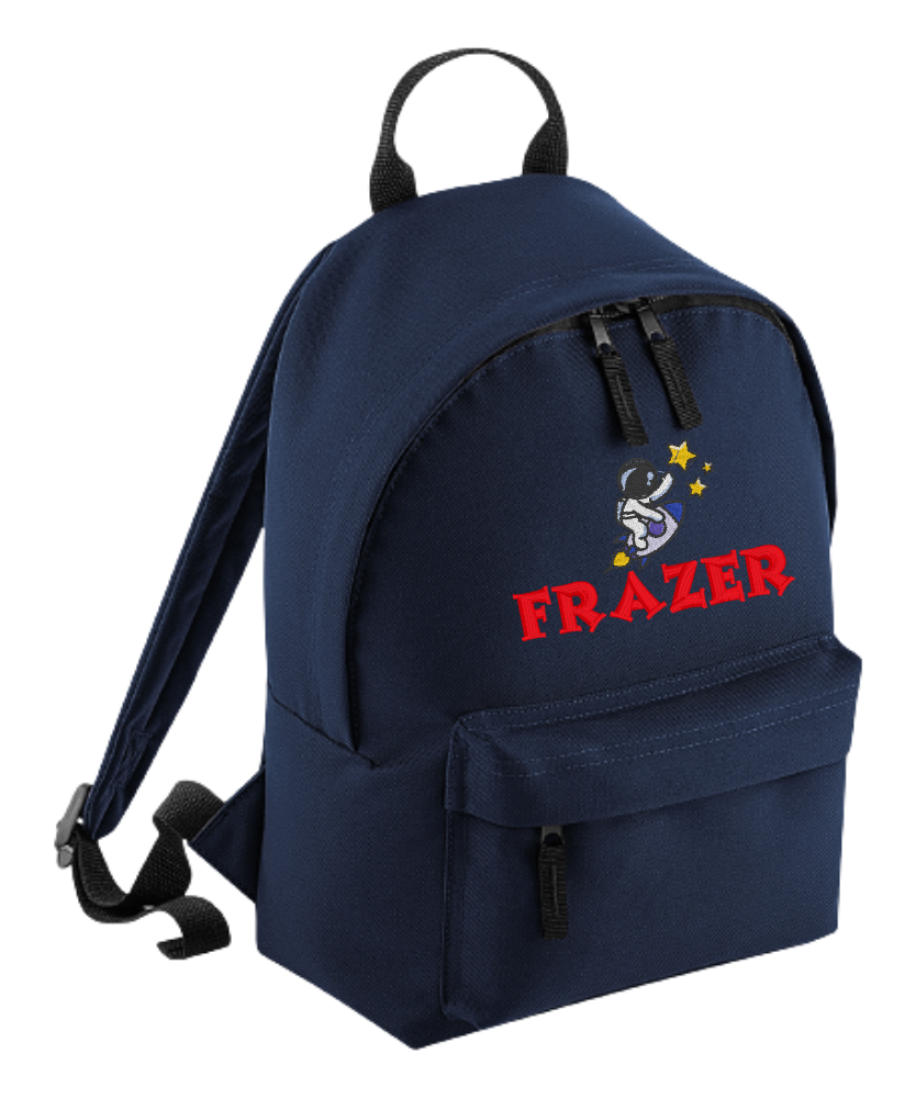 Personalised Mini School Backpack/Rucksack - Astronaut Design