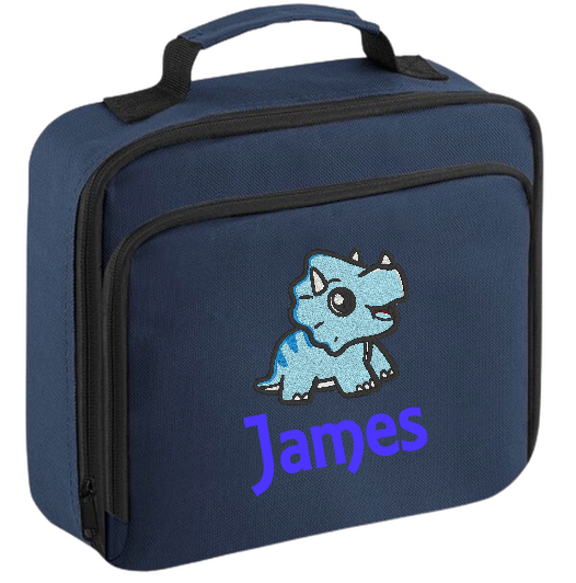 Introducing the ultra-stylish, Personalised Lunch Box Cooler! It's the total package: Zippered front pocket for easy customization. Zippered main compartment. Fully insulated. Wipeable interior. Internal ID label.  Colour - French Navy Blue Adjustment handle from 7.5cm to 8cm. Reach certified.  Choose between 4 colours - Jet Black, Jungle Camo, Navy Blue, Pretty in Pink!  Rucksack Dimensions 24 x 20 x 8cm. 3 litres.  Personalisation comes complimentary - no extra cost!