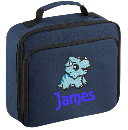 Introducing the ultra-stylish, Personalised Lunch Box Cooler! It's the total package: Zippered front pocket for easy customization. Zippered main compartment. Fully insulated. Wipeable interior. Internal ID label.  Colour - French Navy Blue Adjustment handle from 7.5cm to 8cm. Reach certified.  Choose between 4 colours - Jet Black, Jungle Camo, Navy Blue, Pretty in Pink!  Rucksack Dimensions 24 x 20 x 8cm. 3 litres.  Personalisation comes complimentary - no extra cost!
