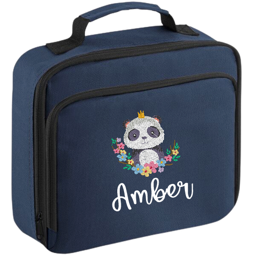 Introducing the ultra-stylish, Personalised Lunch Box Cooler! It's the total package: Zippered front pocket for easy customization. Zippered main compartment. Fully insulated. Wipeable interior. Internal ID label.  Colour - French Navy Blue Adjustment handle from 7.5cm to 8cm. Reach certified.  Choose between 4 colours - Jet Black, Jungle Camo, Navy Blue, Pretty in Pink!  Rucksack Dimensions 24 x 20 x 8cm. 3 litres.  Personalisation comes complimentary - no extra cost!