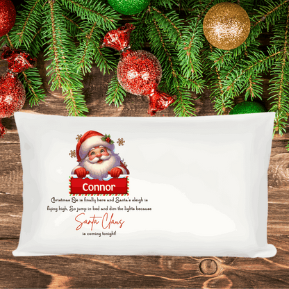 Make Christmas Eve extra magical with our Personalised Christmas Eve Peekaboo Santa Pillow — the perfect festive touch for your little one’s christmas eve bedtime excitement!