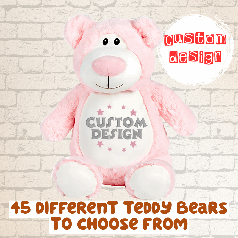Personalised Cubbies Teddy Bears for Customised Design