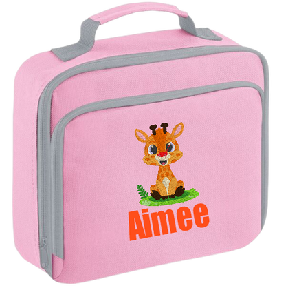 Introducing the ultra-stylish, Personalised embroidery Lunch Box Cooler! It's the total package: Zippered front pocket for easy customization. Zippered main compartment. Fully insulated. Wipeable interior. Internal ID label.  Colour - French Navy Blue Adjustment handle from 7.5cm to 8cm. Reach certified.  Choose between 4 colours - Jet Black, Jungle Camo, Navy Blue, Pretty in Pink!  Rucksack Dimensions 24 x 20 x 8cm. 3 litres.  Personalisation embroidery comes complimentary - no extra cost!