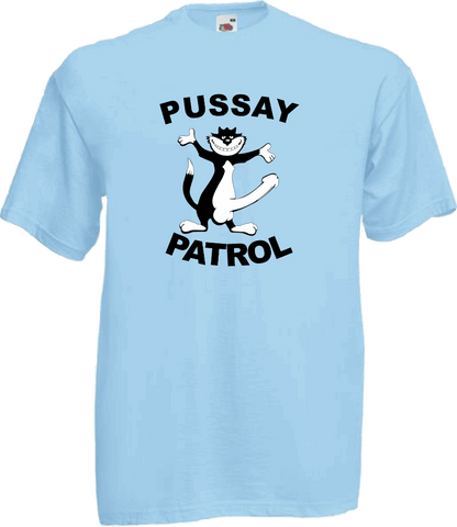 "Ready for a wild party? Our personalised Pussay Patrol tees are perfect for your Stag do! Customize with your name and number on the back to truly make them your own. With a variety of 30 vibrant colours and sizes up to 5XL*, these tees are inspired by The Inbetweeners and will add the perfect touch of style to your Stag Do celebration. Made with 100% cotton, these shirts offer a comfortable and classic fit. Get ready to have a blast!"