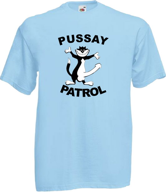 "Ready for a wild party? Our personalised Pussay Patrol tees are perfect for your Stag do! Customize with your name and number on the back to truly make them your own. With a variety of 30 vibrant colours and sizes up to 5XL*, these tees are inspired by The Inbetweeners and will add the perfect touch of style to your Stag Do celebration. Made with 100% cotton, these shirts offer a comfortable and classic fit. Get ready to have a blast!"