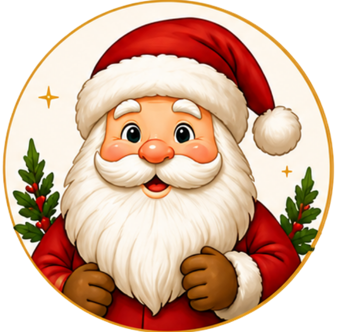 Santa Shopping Icon