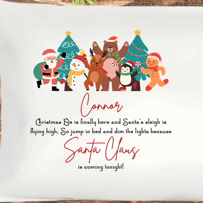Make Christmas Eve extra magical with our Personalised Christmas Eve Santa & Friends Pillow — the perfect festive touch for your little one’s christmas eve bedtime excitement!