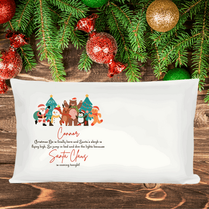 Make Christmas Eve extra magical with our Personalised Christmas Eve Santa & Friends Pillow — the perfect festive touch for your little one’s christmas eve bedtime excitement!