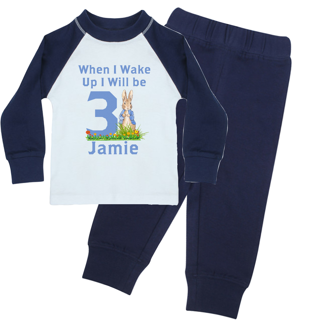 Personalised peter rabbit pyjamas clearance