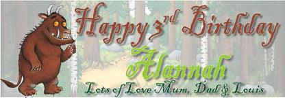 custom gruffalo birthday poster any age