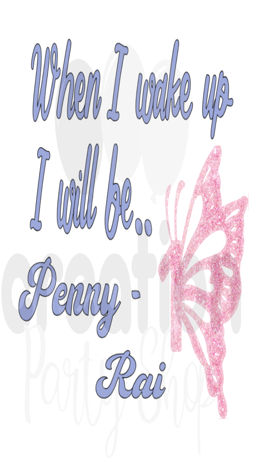 Searching for the perfect wake up PJs for your little girl? Look no more! Our one-of-a-kind "When I Wake Up" design set is the perfect addition to any birthday bash. Personalized with a name and age, these jammies come in both Solid Pink & White, Pink Candy Striped White. Enhance your sleepwear with our exquisite Butterfly Number Monogram Design, featuring delicate and vibrant colours for both the font and butterfly number monogram.
