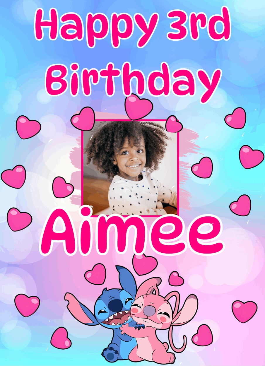 Celebrate your birthday party in style with these charming Angel & Stitch themed personalised photo banners and posters. Easy to hang and perfect for any age, they'll make your special occasion one to remember.