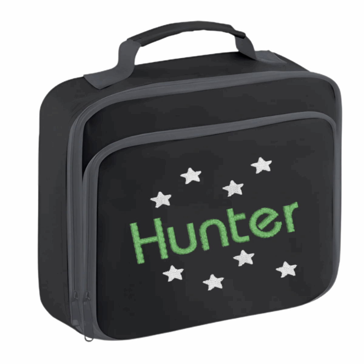Personalised Lunch Box Cooler. Jet Black, Jungle Camo, Navy Blue, Pretty in Pink!  Embroidery Personalisation comes complimentary.