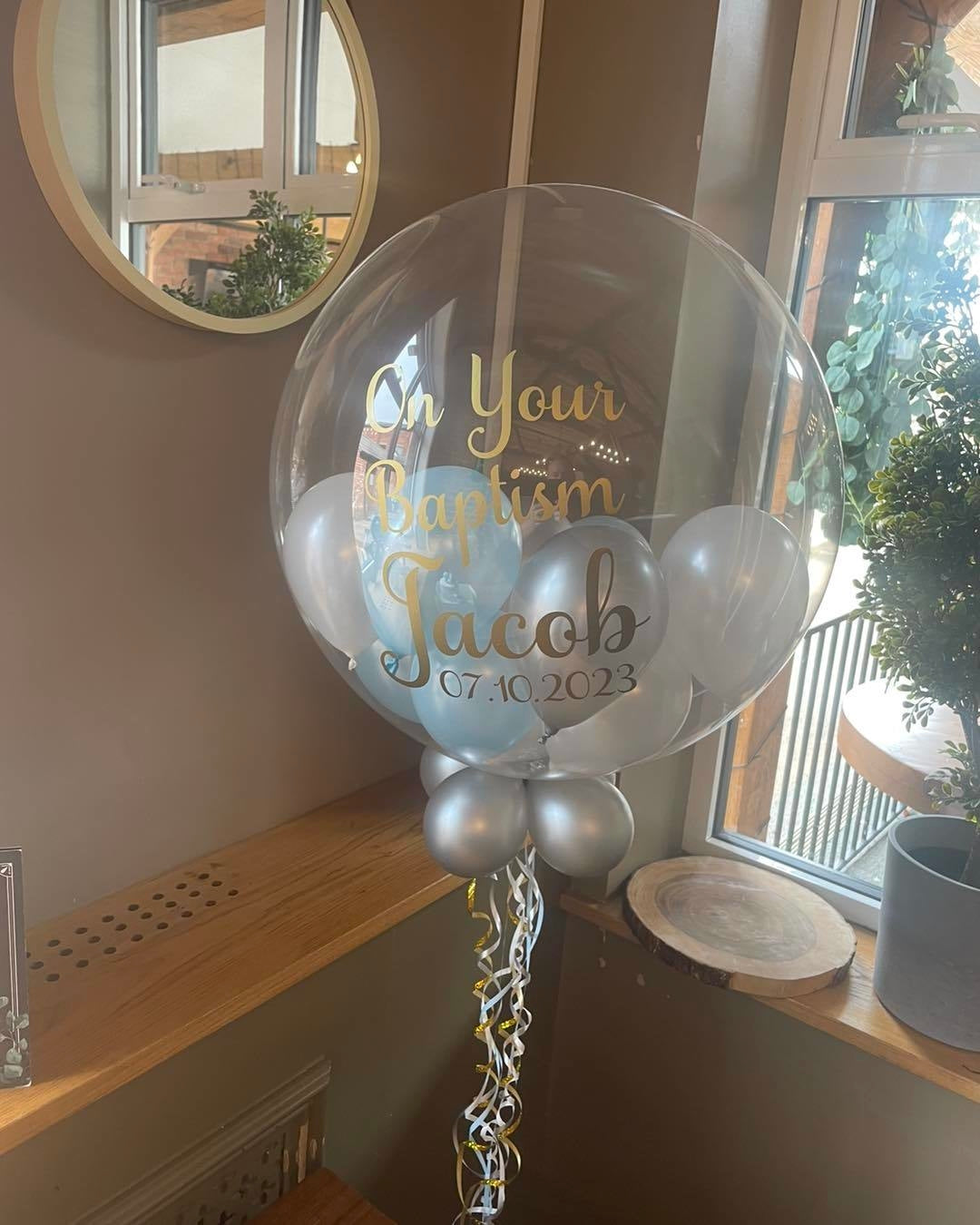 Personalised Helium Bubble Balloons
