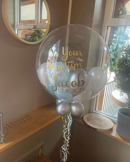Personalised Helium Bubble Balloons
