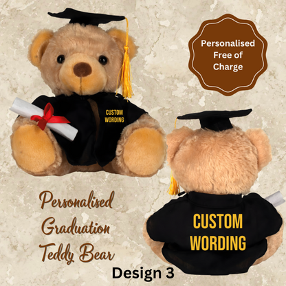 fully customisable graduation teddy bear