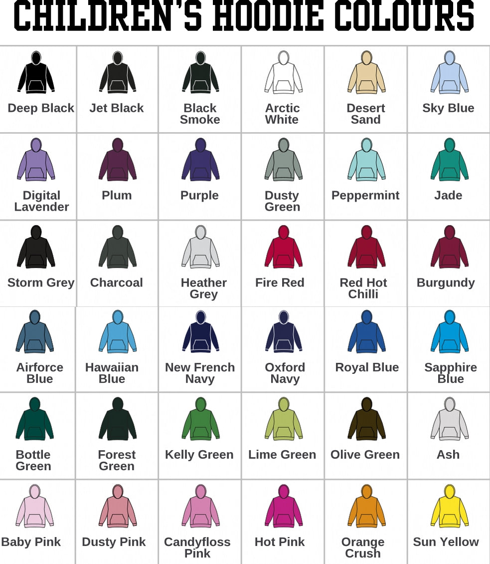 Personalised School Leavers Hoodies, Jumpers Class of 2025 for Junior, High School, University - Kids & Adults