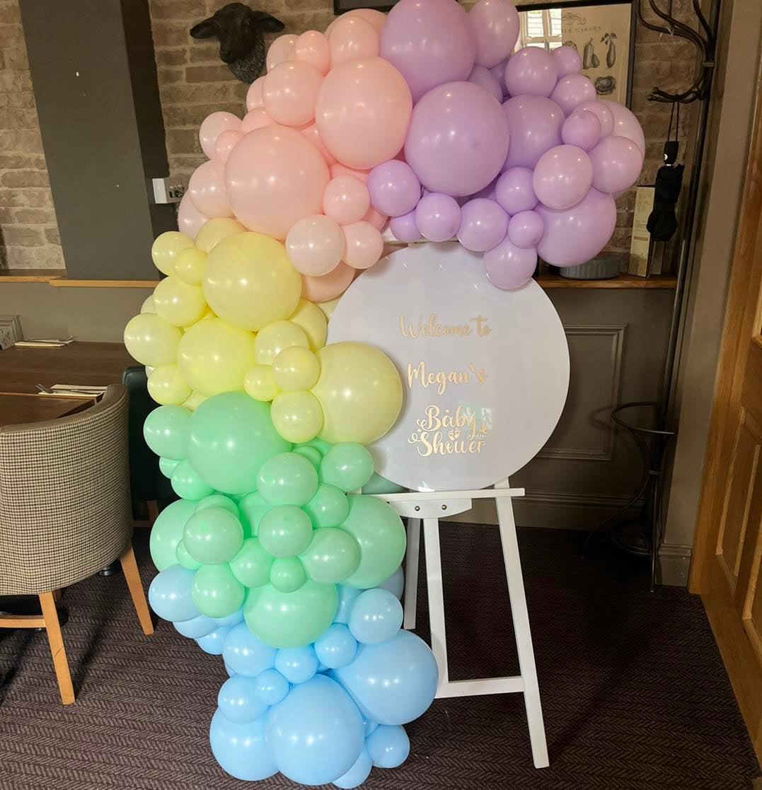 Organic Balloon Arch and personalised