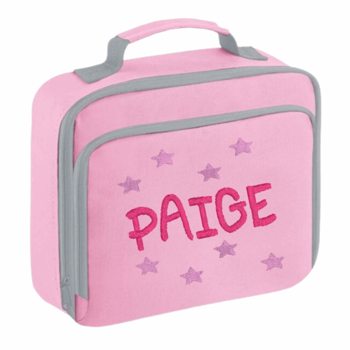 Personalised Lunch Box Cooler. Jet Black, Jungle Camo, Navy Blue, Pretty in Pink!  Embroidery Personalisation comes complimentary.