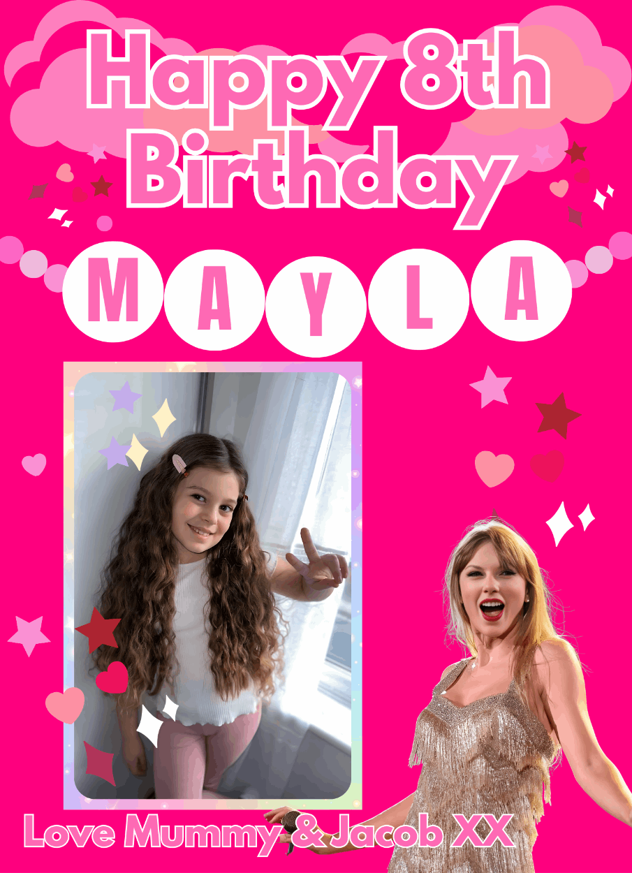 Elevate your party decorations with Birthday Party Banners and Posters Swift style! (Get it? Because her last name is Swift? Okay, I'll stop now.) Turn any age into a photo-worthy moment with these themed banners and posters. (Don't forget to strike a pose!)
