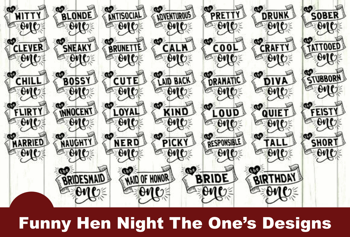 Personalised Hen Night Do Party T Shirt Printed Designs Tee Shirts - Fun The One's Designs - CreationPartyShop
