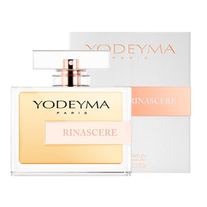 Yodeyma Rinascere is a floral fragrance for the elegant and modern woman The freshness of grapefruit combined with the delicacy of ylang-ylang and the intense of musk make this perfume truly unique.

It has the same perfumery notes (smells like), as in the Gabrielle, Chanel.